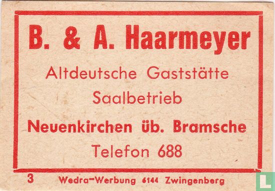 B. & A. Haarmeyer