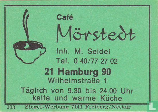 Café Mörstedt - M. Seidel