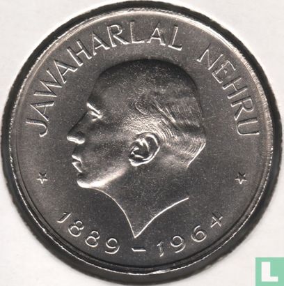 India 1 rupee 1964 (Bombay) "Death of Jawaharlal Nehru" - Image 1