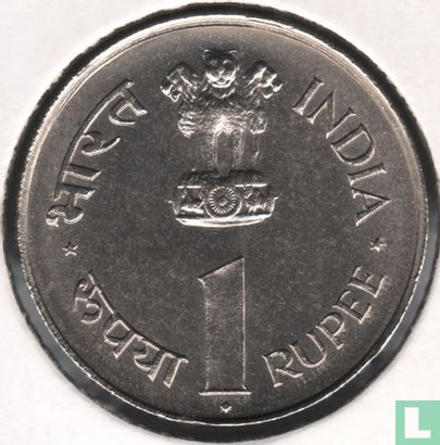 India 1 rupee 1964 (Bombay) "Death of Jawaharlal Nehru" - Image 2