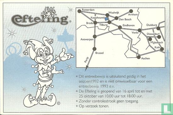 1992 Efteling - Afbeelding 2