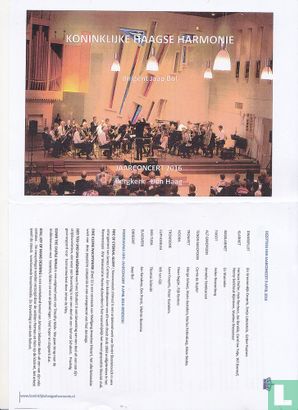 Programma jaarconcert 2016 Koninklijke Haagse Harmonie - Image 1