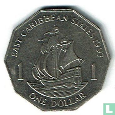 États des Caraïbes orientales 1 dollar 1997 - Image 1