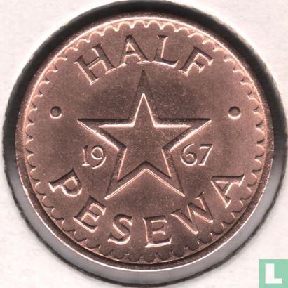 Ghana ½ pesewa 1967 - Afbeelding 1