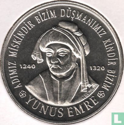 Turquie 1.000.000 lira 2002 "Yunus Emre" - Image 2