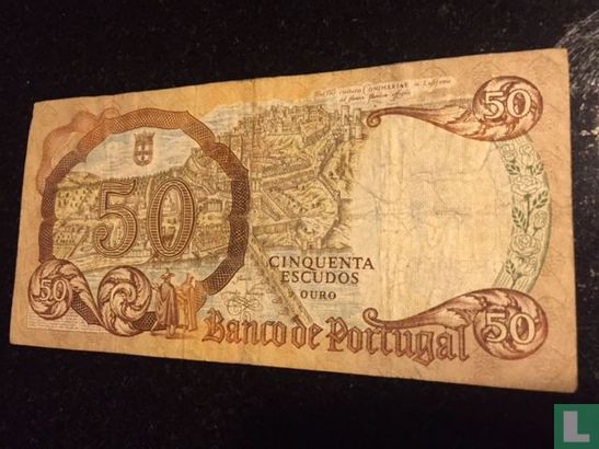 Portugal 50 Escudos  - Afbeelding 2