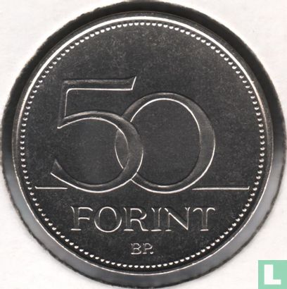 Hongarije 50 forint 2007 "50 years Signature of the Treaty of Rome" - Afbeelding 2