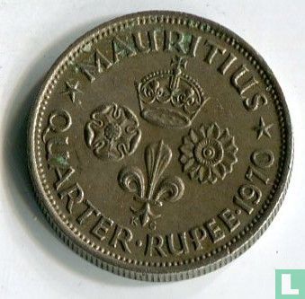 Maurice ¼ rupee 1970 - Image 1