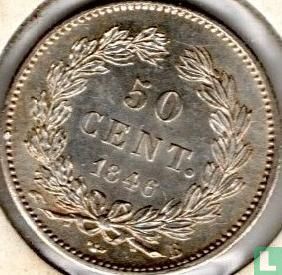 Frankrijk 50 centimes 1846 (B) - Afbeelding 1