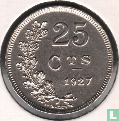 Luxemburg 25 centimes 1927 - Afbeelding 1