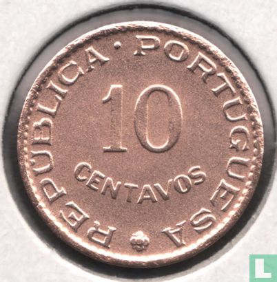 Inde portugaise 10 centavos 1961 - Image 2