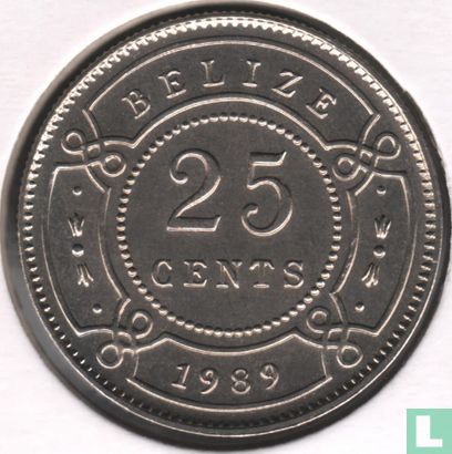 Belize 25 cents 1989 - Image 1