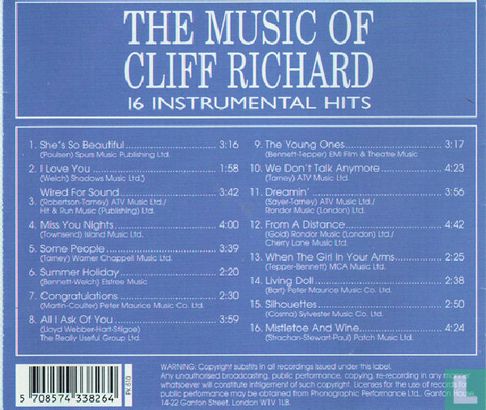 The Music of Cliff Richard - 16 Instrumental Hits - Afbeelding 2
