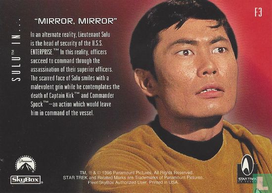 Sulu in "Mirror, Mirror" - Image 2