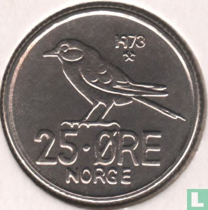 Norwegen 25 Øre 1973 - Bild 1
