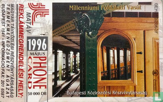 Foldalatti 100 years Hungarian Underground Railway - Bild 2