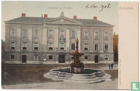 Stadhuis en Fontein. Gorinchem