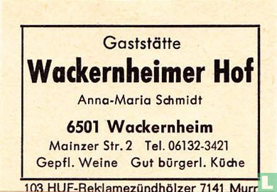 Wackernheimer Hof - Anne-Maria Schmidt
