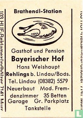 Bayerischer Hof - Hans Weishaupt