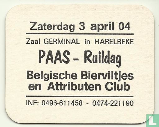 Kasteel 7 / Paas Ruildag Belgische Bierviltjes en Attributen Club 2004 - Bild 2