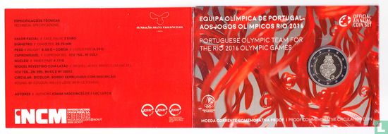 Portugal 2 euro 2016 (PROOF - folder) "Rio 2016 Olympic Games" - Afbeelding 2