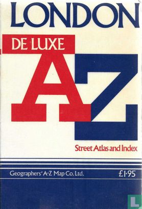 London De Luxe AZ Street Atlas and Index