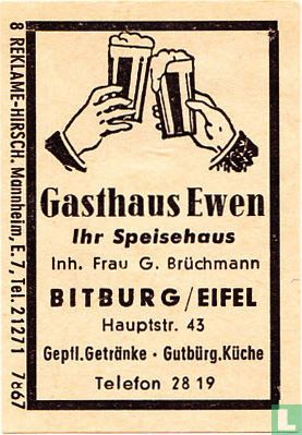 Gasthaus Ewen - Frau G. Brüchmann