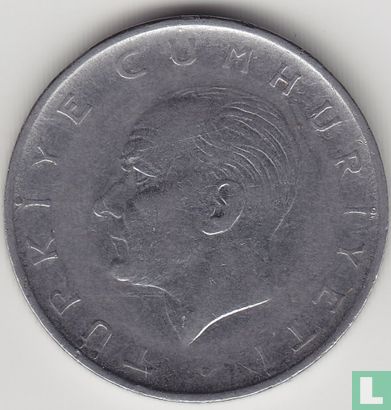 Turquie 1 lira 1966 (fauté) - Image 2