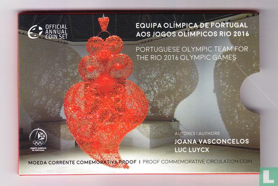 Portugal 2 euro 2016 (PROOF - folder) "Rio 2016 Olympic Games" - Afbeelding 1