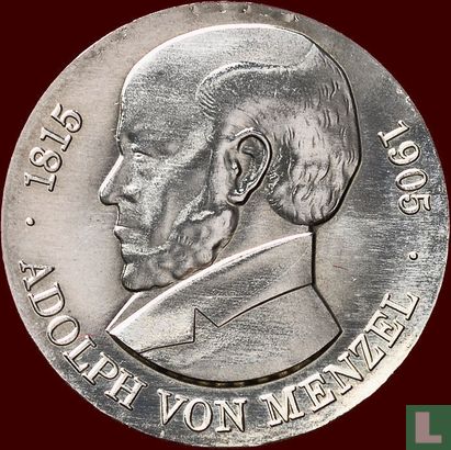 GDR 5 mark 1980 "75th anniversary Death of Adolph von Menzel" - Image 2