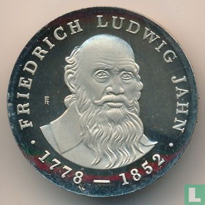 DDR 5 mark 1977 "125th anniversary Death of Friedrich Ludwig Jahn" - Afbeelding 2