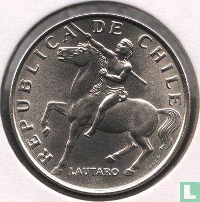 Chile 5 escudos 1972 (copper-nickel) - Image 2