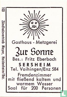 Zur Sonne - Fritz Eberbach