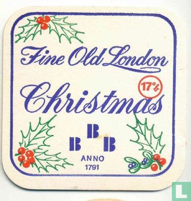 Fine Old London Christmas B B B Anno 1791