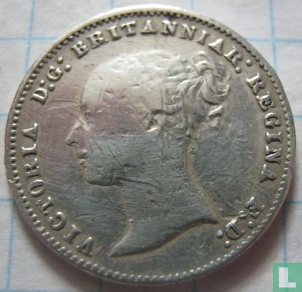 United Kingdom 3 pence 1850 - Image 2