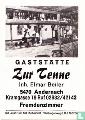 Gaststätte Zur Tenne - Elmar Beiler