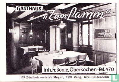 Gasthaus "Zum Lamm" - Fr. Bonje