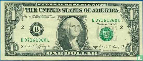 United States 1 dollar 1988 A