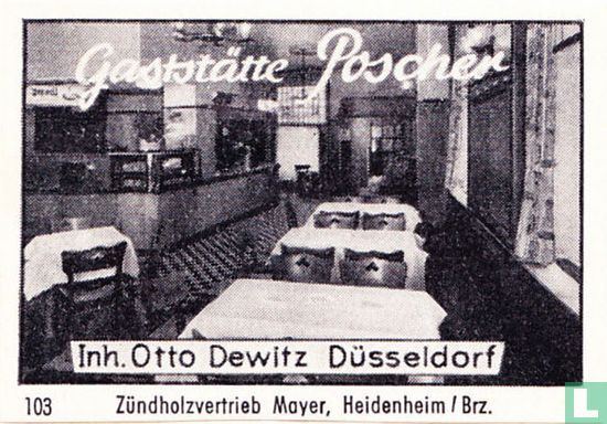 Gaststätte Poscher - Otto Dewitz