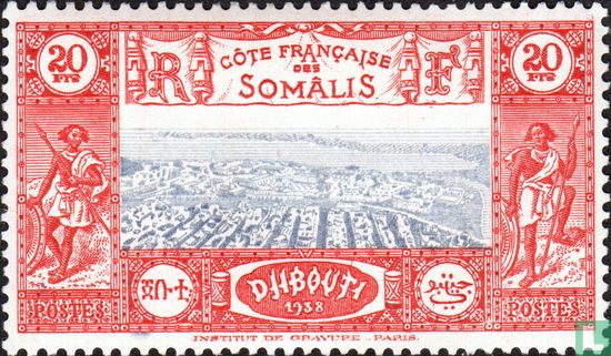 Uitzicht op Djibouti