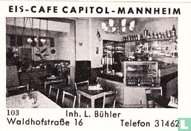 Eis-cafe Capitol - Mannheim - L. Bühler