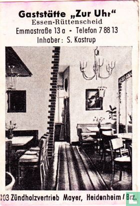 Gaststätte "Zur Uhr" - S. Kastrup