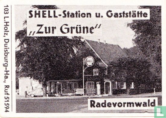 Shell-Station u. Gaststätte "Zur Grüne"
