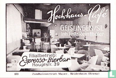 Hochhaus Café - Fritz Reinthaler