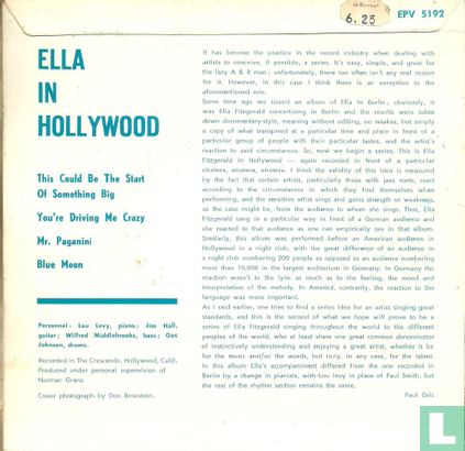 Ella in Hollywood - Recorded live at the Crescendo - Afbeelding 2
