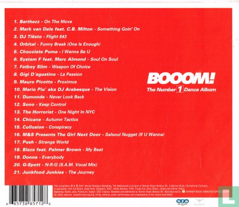 Booom! - The Number 1 Dance Album # 4 - Image 2