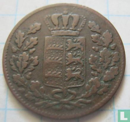 Württemberg ½ Kreuzer 1849 - Bild 2