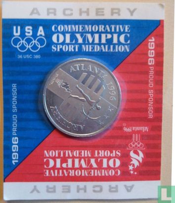USA  Atlanta Olympic Games - Archery  1996 - Afbeelding 1