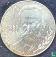 Frankreich 10 Franc 1985 (Silber) "100th Anniversary of the Death of Victor Hugo" - Bild 2