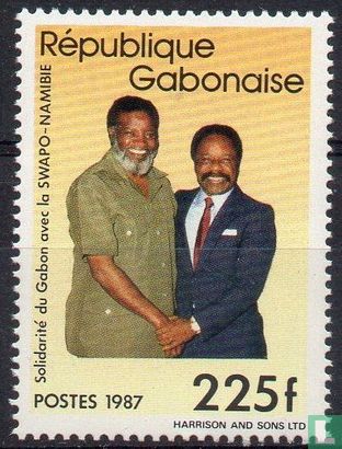Gabon's solidarity with SWAPO-Namibia